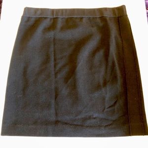Vince Black Mini Skirt with Side Panel Detail Sz M